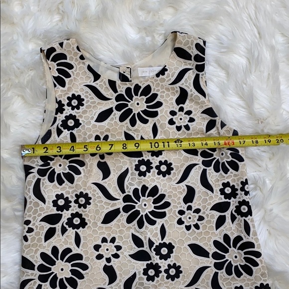 MM Couture Back Button Up Lace Floral Top - Picture 6 of 8